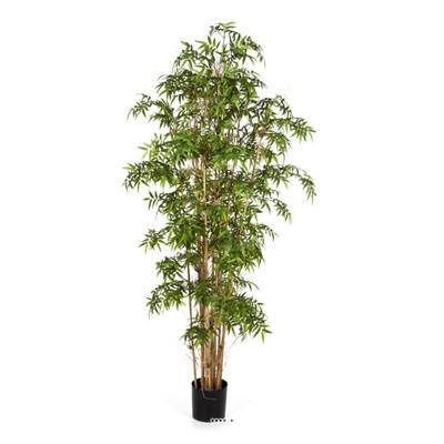 Bambou du Japon Luxe artificiel H 170 cm 3406 feuilles en pot