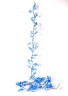 Guirlande de 60 Herbe de Corail Bleue artificielles plastique L 180 cm