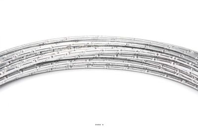 Fil aluminium diamant Argent souple D 2 mm L 10 metrès décoration
