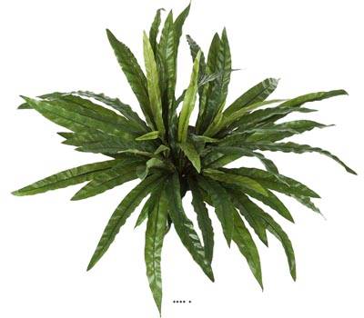 Fougère Asplenum 55 feuilles H 60 cm artificiel en piquet