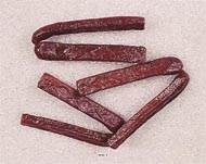 Saucisse seche fouet artificielle X 3 en Plastique souffl L 165x60 mm