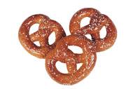 Bretzel artificiel pain en lot de 3 en Plastique soufflé L 120x100 mm