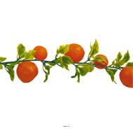 Guirlande de 20 oranges artificielles en Plastique soufflé L 2 m