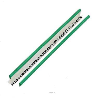 Frise verte H 1,50 cm pour Separateur plastique socle blanc L 75 cm