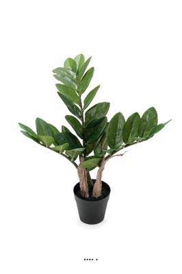 Zamioculcas zamiifolia artificiel en pot H 45 cm, D 40 cm