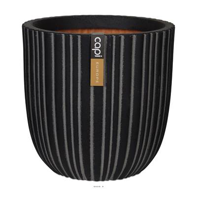 Bac Tube plastique top qualité Int/Ext eggpot 35x34cm anthracite
