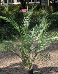 Palmier Areca artificiel trs large et dense en pot H 120 cm