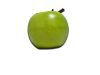 Pomme fruit factice en plastique diamètre 8 cm H 8 cm Vert