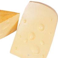 Emmental artificiel gros morceau X 2 Plastique soufflé L 170x105 mm