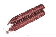 Saucisson Fum artificiel en lot de 2 en Plastique souffl L 450x65 mm