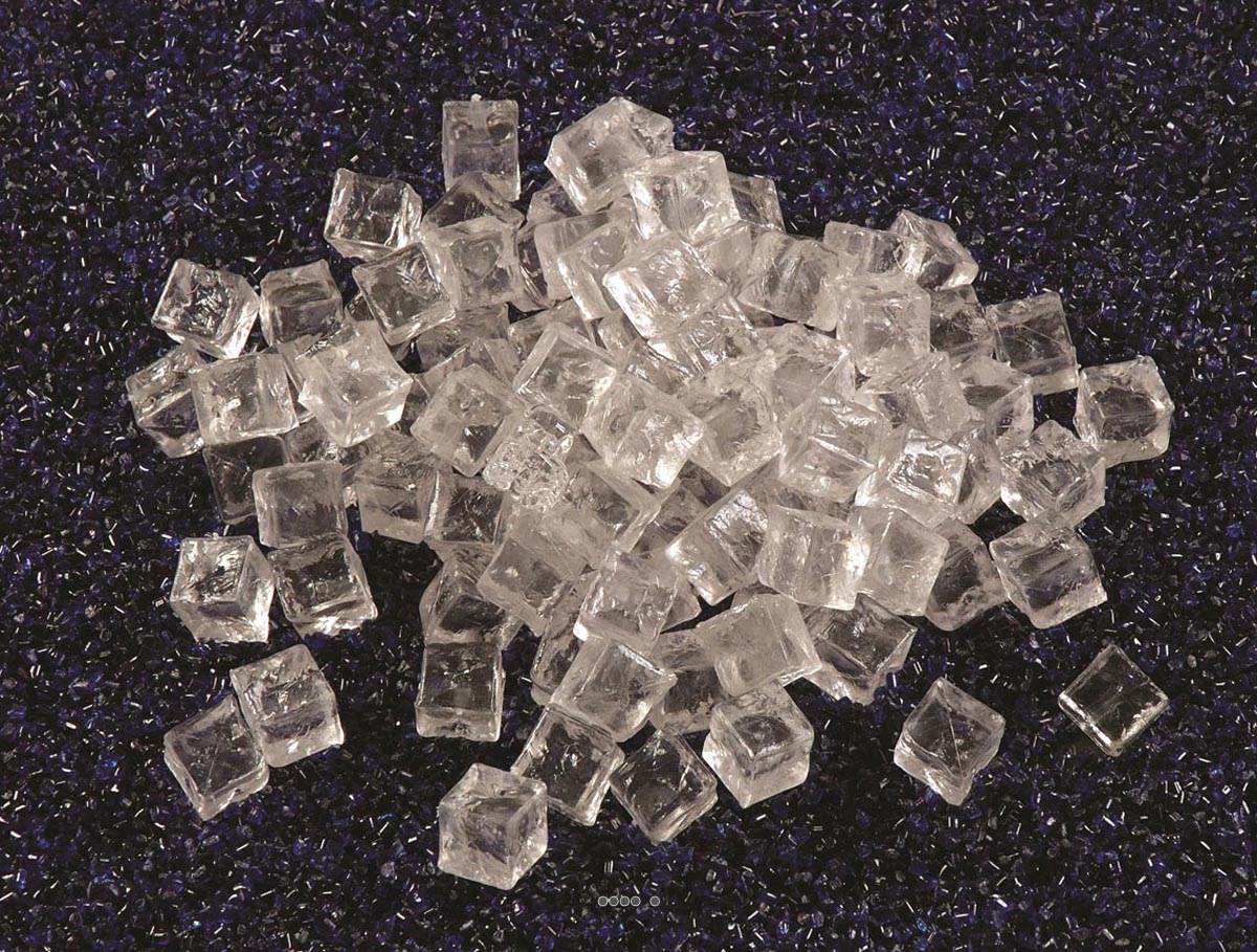 artificielles Glaçons artificiel en cube en lot de 100 Plastique soufflé D 10x10 mm