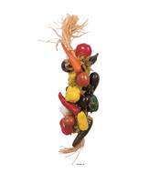 Grappe de 20 legumes artificiels en Plastique souffl L 50 cm