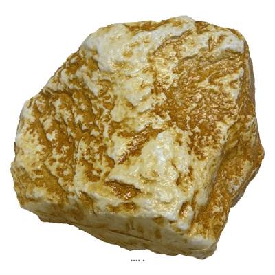 Pierre artificielle jaune petite en Plastique soufflé L 110x100 mm