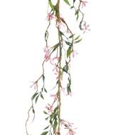Jasmin Rose Artificiel en guirlande L 180 cm Superbe