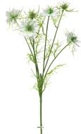 Nigelle de Damas artificielle, 6 ramures, H 66 cm Blanc neige - BEST