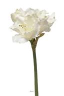 Amaryllis artificiel H 65 cm Superbe Crème