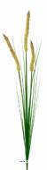 Pennisetum artificiel H 90 cm 3 superbes plumeaux vert rouge