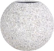Bac Fibre de verre Shell Int. Boule D 60 x H 60 cm crème