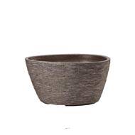 Bac fibres de verre/ composite Ext. coupe  65 cm H 35 cm marron