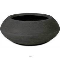 Bac fibres de verre et composite  70 cm H 30 cm Ext. bol gris anthracite