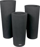 Bac polystone  48 cm H 110 cm Ext. colonne noir