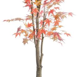 Aralia Arbre Artificiel H 220 cm D 90 cm Automne en pot