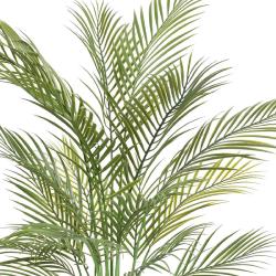 Palmier Areca artificiel multi troncs feuillage plastique H 125 cm