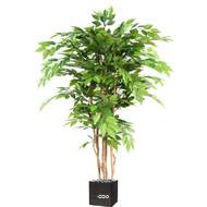 Charme arbre artificiel H 150 cm D 90 cm en pot