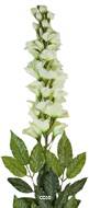 Branche de Glycine artificielle crème H 85 cm 81 feuilles 3 fleurs