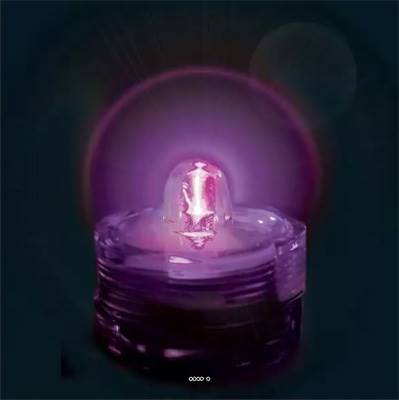 Led Violet submersible, télécommande & réutilisable, 2 piles incluses