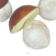 Bolets artificiels en lot de 3 en Plastique soufflé H 80x65 mm