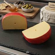 Edam morceau de fromage en lot de 2 en Plastique soufflé L 110x75 mm
