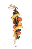 Grappes de fruits assortis artificiels en Plastique soufflé L 75 cm