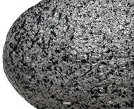 Pierre artificielle type grand galet en Plastique soufflé L 270x160 mm