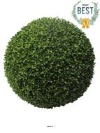 Boule de buis artificielle feuillage plastique protection UV H 60 cm Vert - BEST