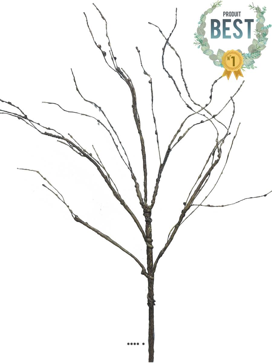 artificielles Branche de bois artificielle 5 ramures H 110 cm