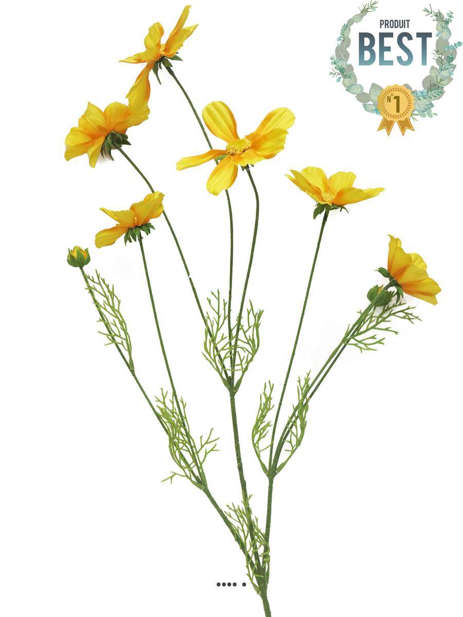 Cosmos artificiel en tige, H 92 cm | Artificielles.com