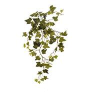 Chute de lierre artificiel L 84cm 88 feuilles vert-blanc