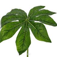 Feuille de Fatsia artificielle H 86 cm Diamètre 36 cm superbe imitation Vert