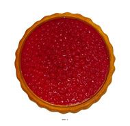 Tarte aux groseilles artificielle en Plastique soufflé D21 cm