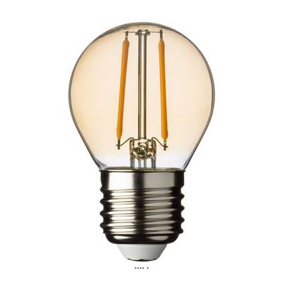 Ampoule de luxe E27 Globe G45 2W 230V 2200°K