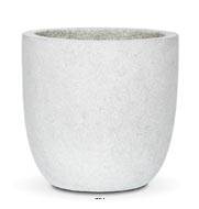 Bac en pures Fibres Mora Ext. EggPot D 35 x H34 cm Gris Clair