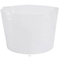 Liner pour plantation facile silicone  80 cm H 60 cm Int. rond transparent