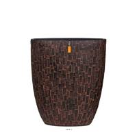 Bac Stone en fibres de verre Int. bullet 33x15x36 cm marron