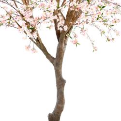 Cerisier artificiel en fleur H 280 cm branches en bois