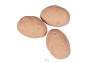 Pomme de terre artificielle Grande X 3 Plastique soufflé L 105x75 mm