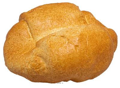 Miche de pain artificiel en Plastique soufflé L 170x145 mm