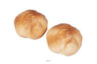 Petite boule de pain artificiel X 2 en Plastique soufflé D 100 mm