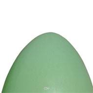 Œuf vert artificiel en lot de 12 en Plastique soufflé H 170x100 mm