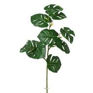 Branche de philodendron artificielles H 70 cm 10 feuilles D 22 cm